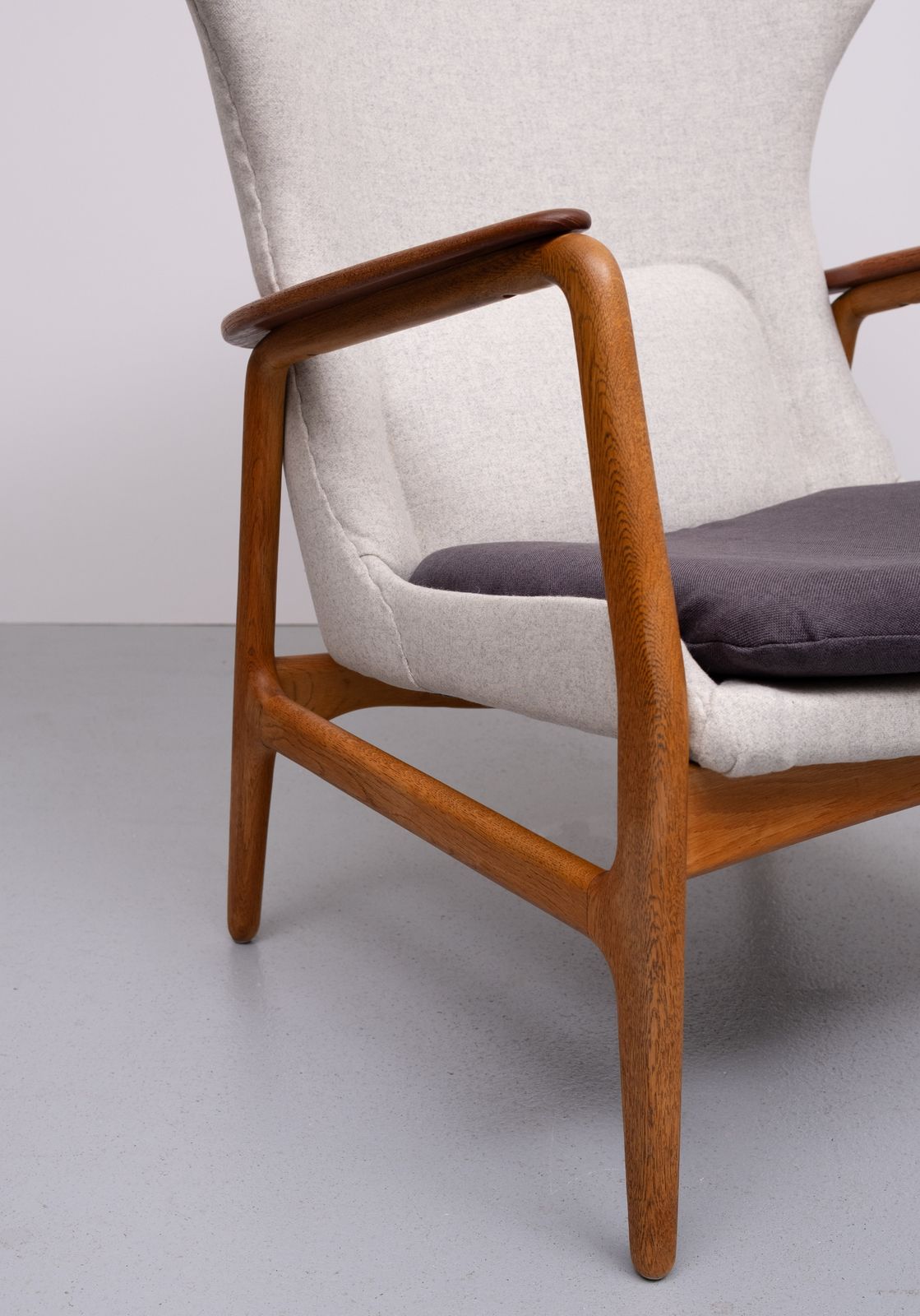 Aksel Bender Madsen Karen Pair Wingback Chairs Bovenkamp Holland 1960 photo Furniture