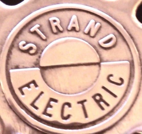 photo furniture 1950's Vintage Strand Theatre Spotlight Film Lamp Desk Lamp Lighting Patt 123 Movie Lantern