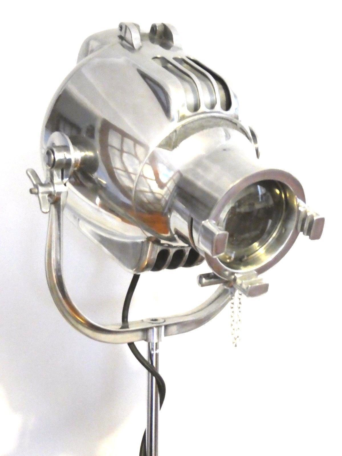 Rare Strand Theatre Film Spotlight Studio Floor Standing Standard Lamp Art Deco Mid 20th Century Patt 23 Lighting photo furniture