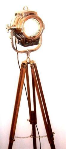 Vintage Hollywood Film Studio Spot Light Industrial Movie Theatre  Floor Lamp Bardwell Macalister Baby Spot Keg Lantern Cir 1930's photo for sale