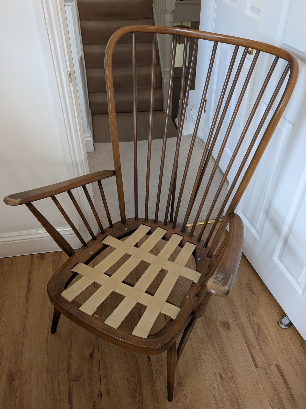 Vintage Ercol Easy Chair Evergreen Armchair Model 1913 photo for sale