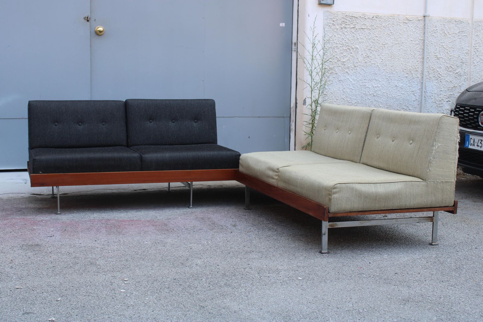 Saporiti George Nelson Herman Miller Style 1950 Italia Modular Sofa photo furniture
