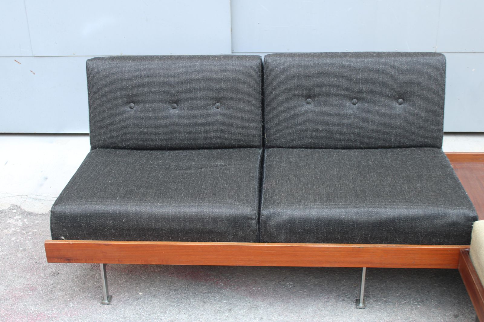 Saporiti George Nelson Herman Miller Style 1950 Italia Modular Sofa photo Furniture
