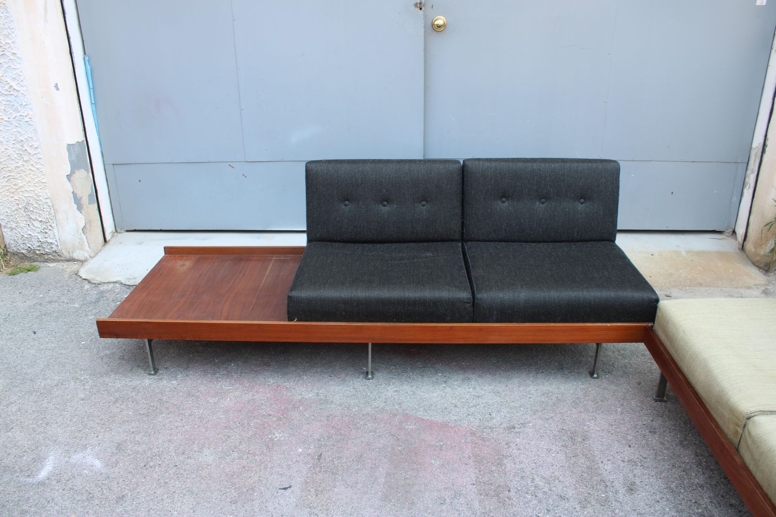 Furniture Saporiti George Nelson Herman Miller Style 1950 Italia Modular Sofa photo