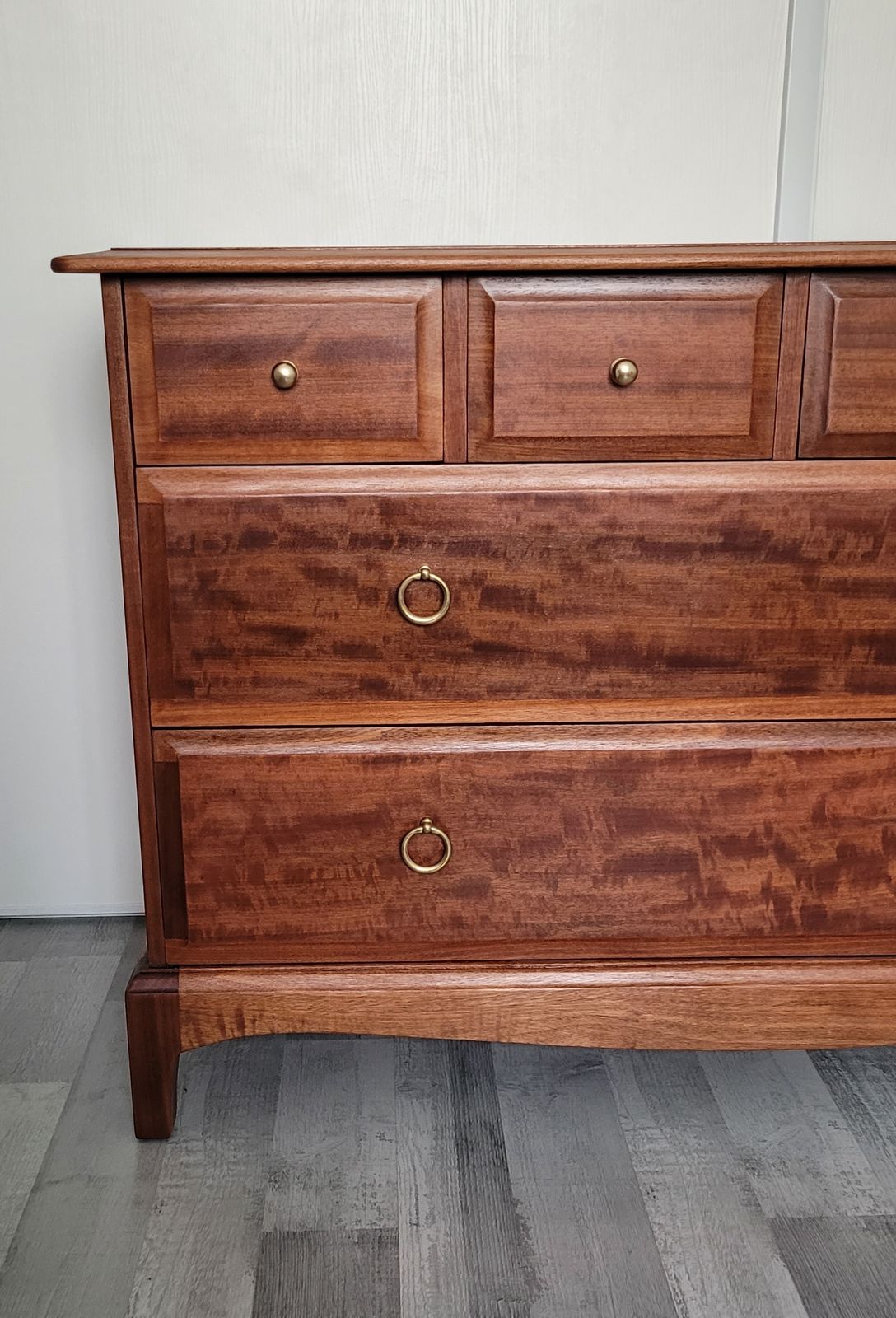 Restored Stag Minstrel Chest Of Drawers Restored To Order photo furniture
