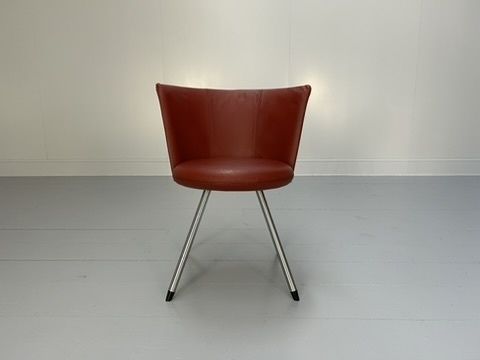 Erik Jorgensen “Ej 11” Cocktail Chair – In Oxblood Leather