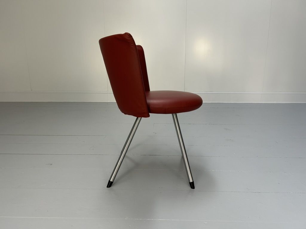 Erik Jorgensen “Ej 11” Cocktail Chair – In Oxblood Leather photo for sale