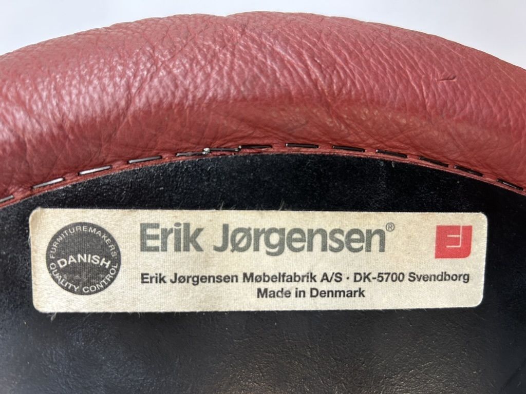 Erik Jorgensen “Ej 11” Cocktail Chair – In Oxblood Leather photo buy
