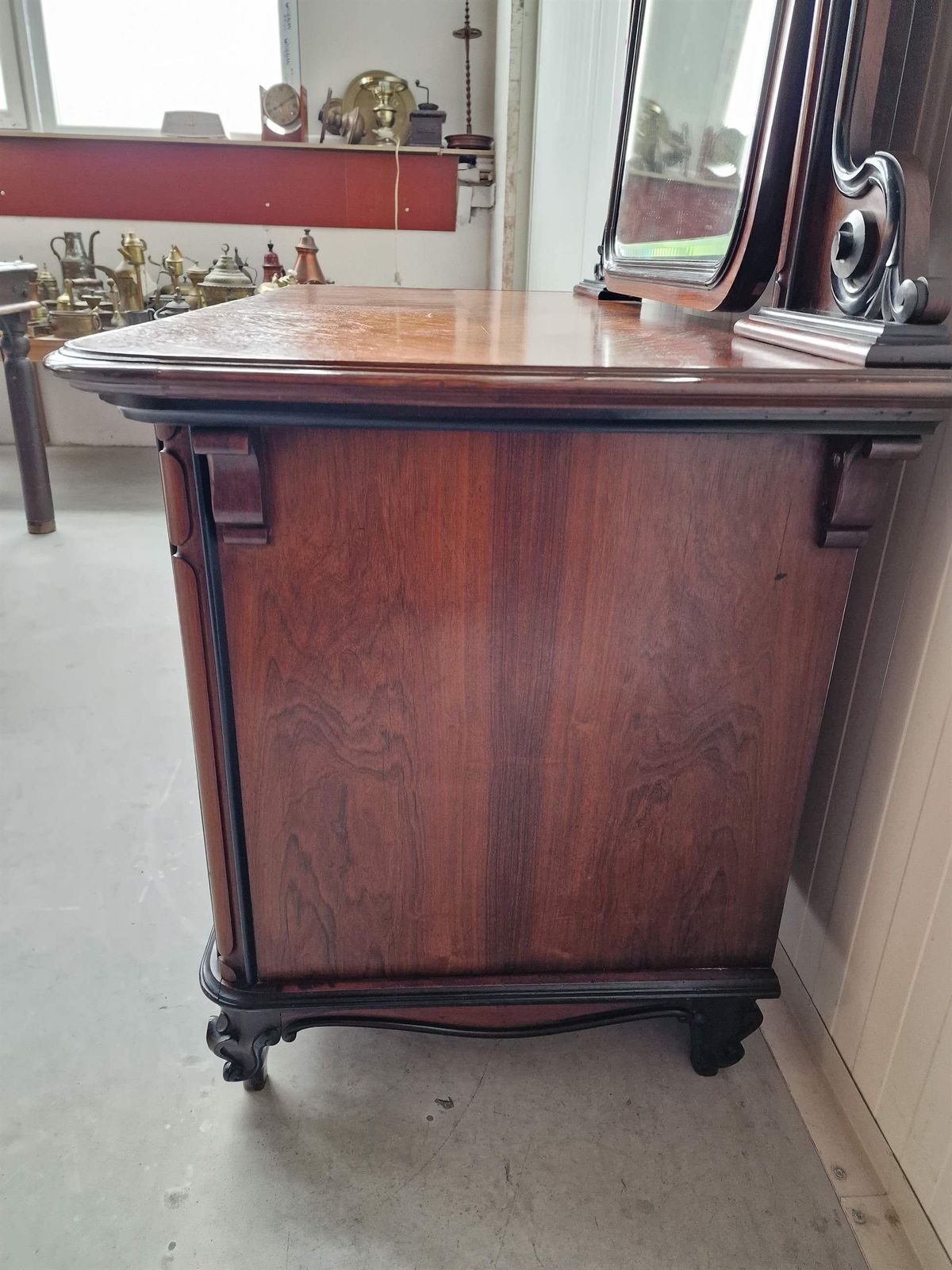Chest Of Drawers With Mirror, 1800s photo vinterior