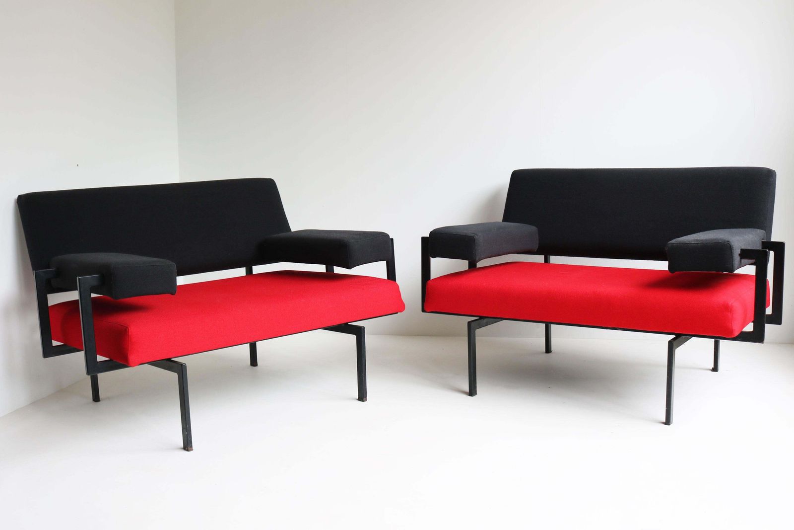 Pair Of U+N Series Lounge Chairs By Cees Braakman For Pastoe Japenese Series photo furniture