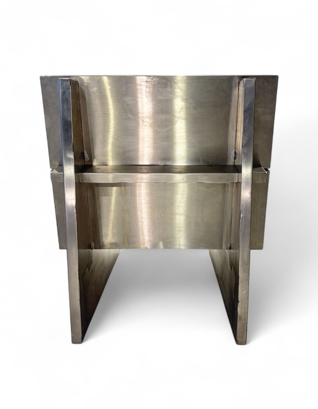 Contemporary Stainless Steel Chairs Designed By An Architect photo for sale