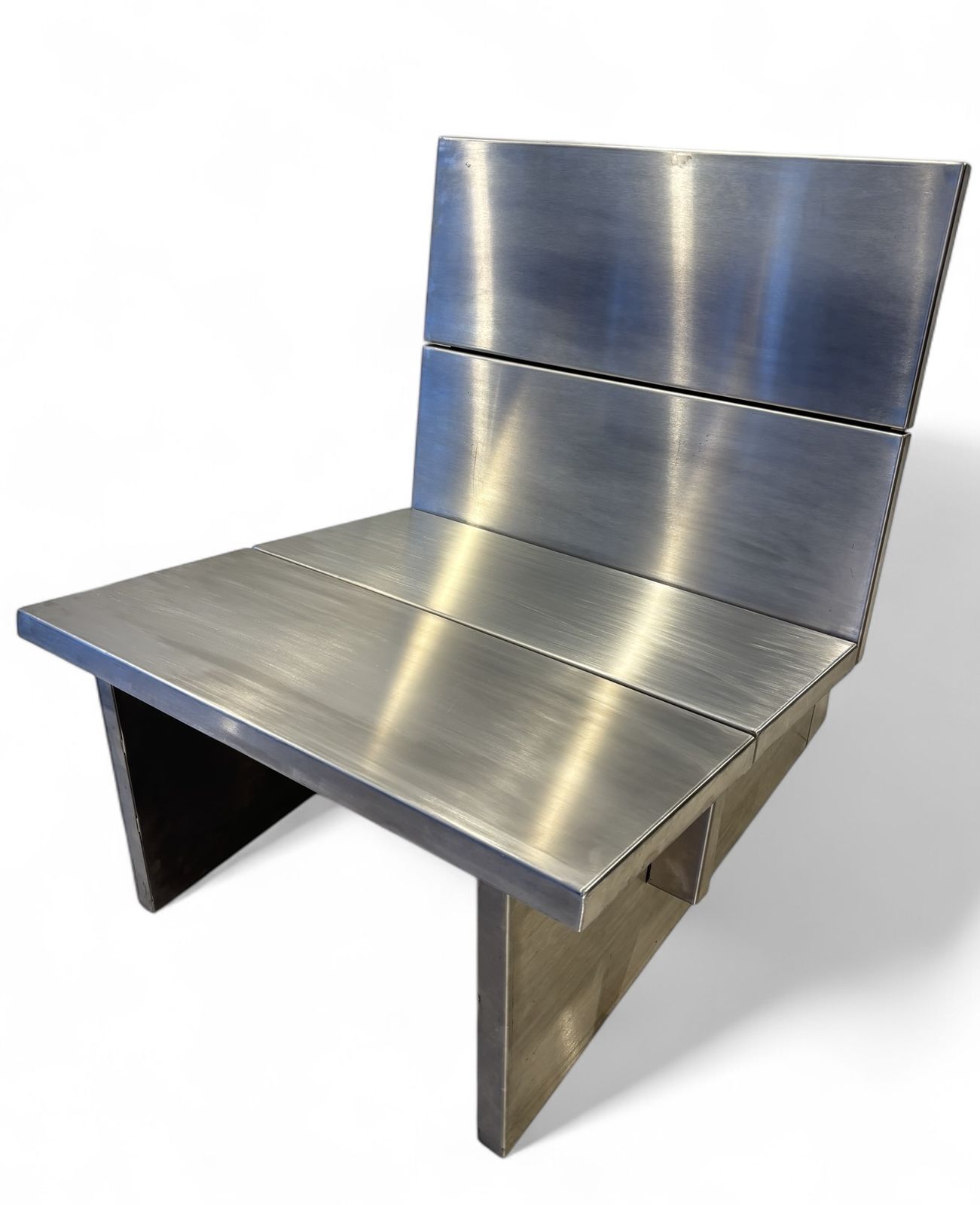 Contemporary Stainless Steel Chairs Designed By An Architect photo vintage