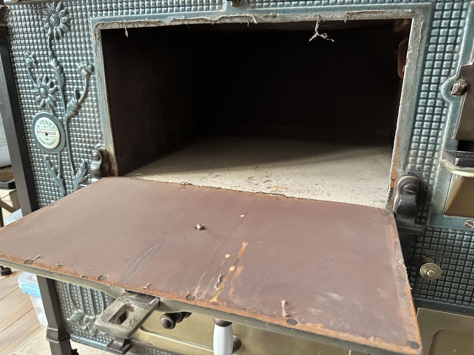 photo vintage Rare Art Nouveau French Stove Cooker