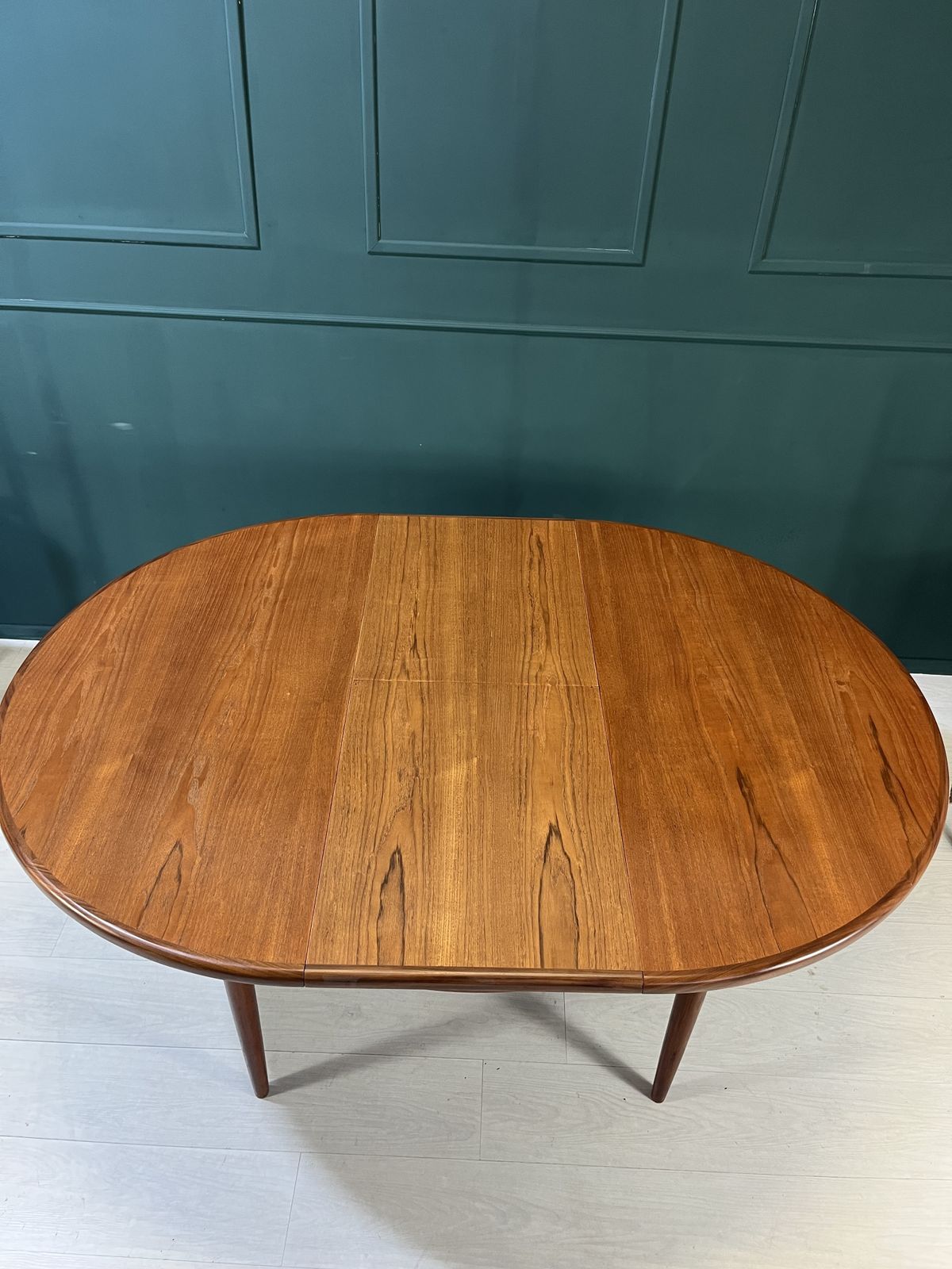 1250.0 Gplan Round Extending Dining Table And 4 Round Dining Chairs From The Fresco Range photo