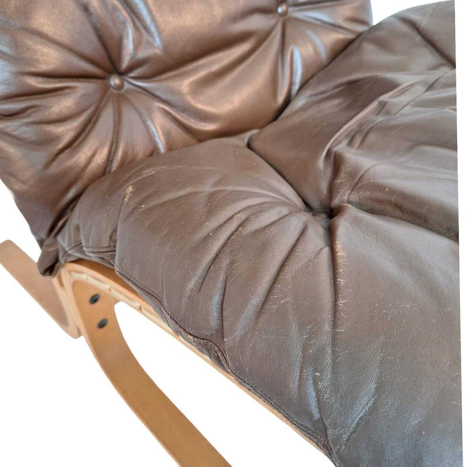 Ingmar Reling For Westnofa   Siesta Chair   Bentwood Sling Chair   Brown Leather photo Furniture