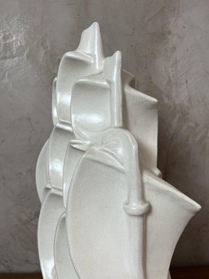 Vintage Ceramic Boat, 1920s photo vintage