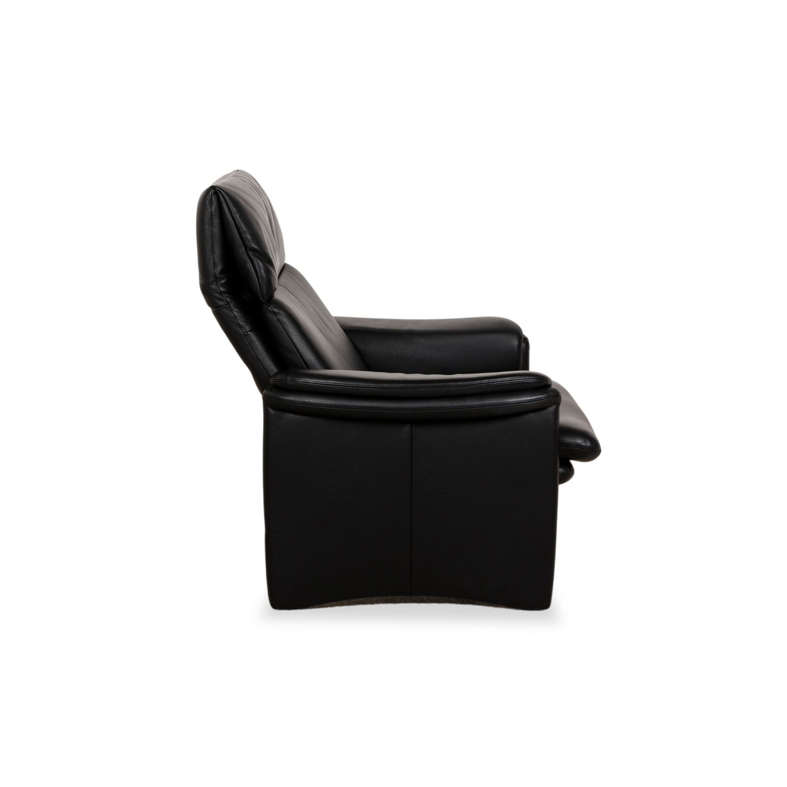 Mobilier Fauteuil Erpo Chalet en cuir noir photo