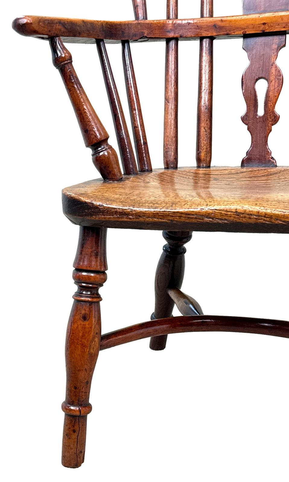 Yew Wood 19th Century Childs Windsor Armchair (England, Circa 1820) photo vinterior