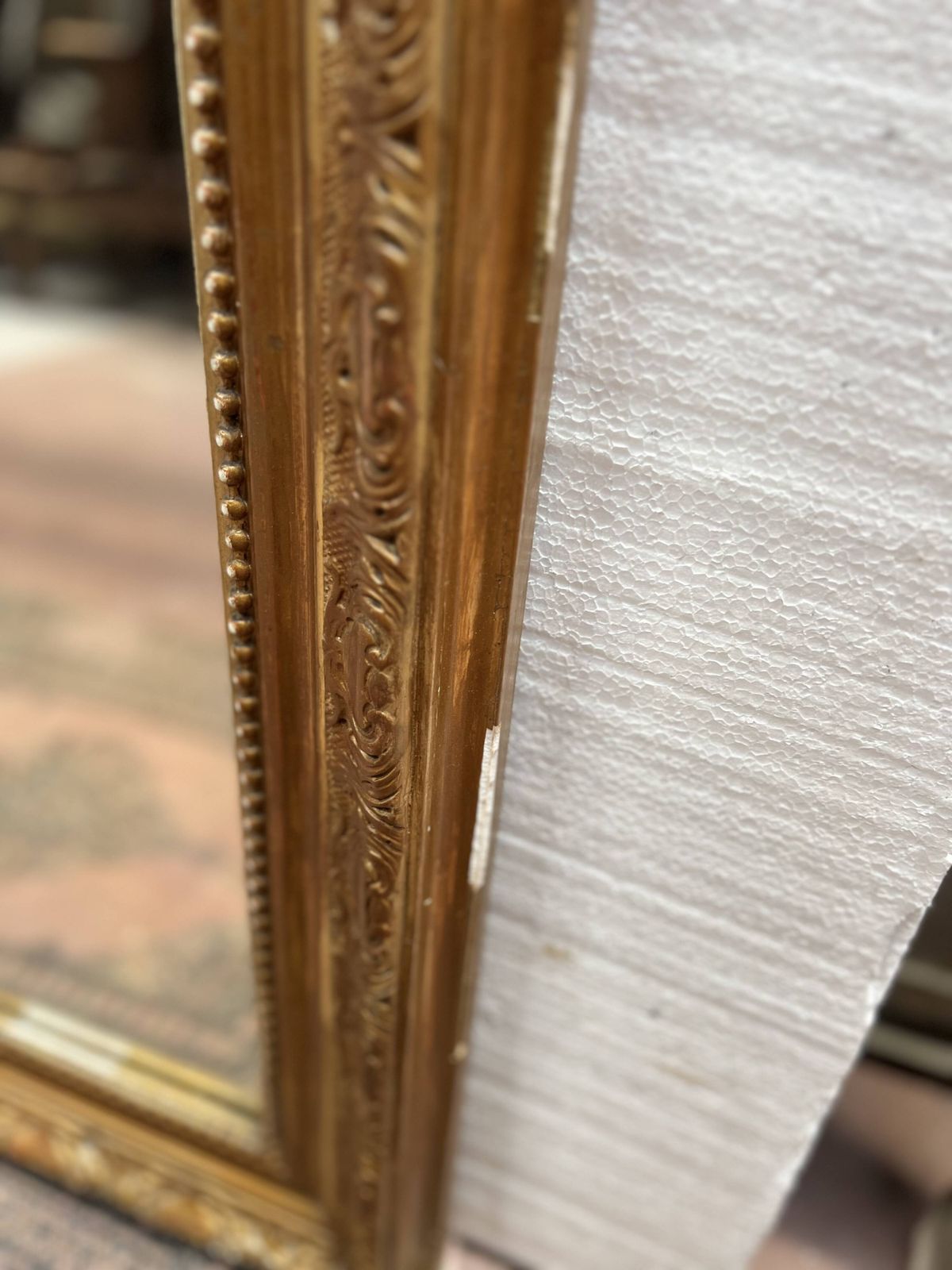 photo furniture Louis XV Style Mirror In Wood And Gilded Stucco, 20th Century