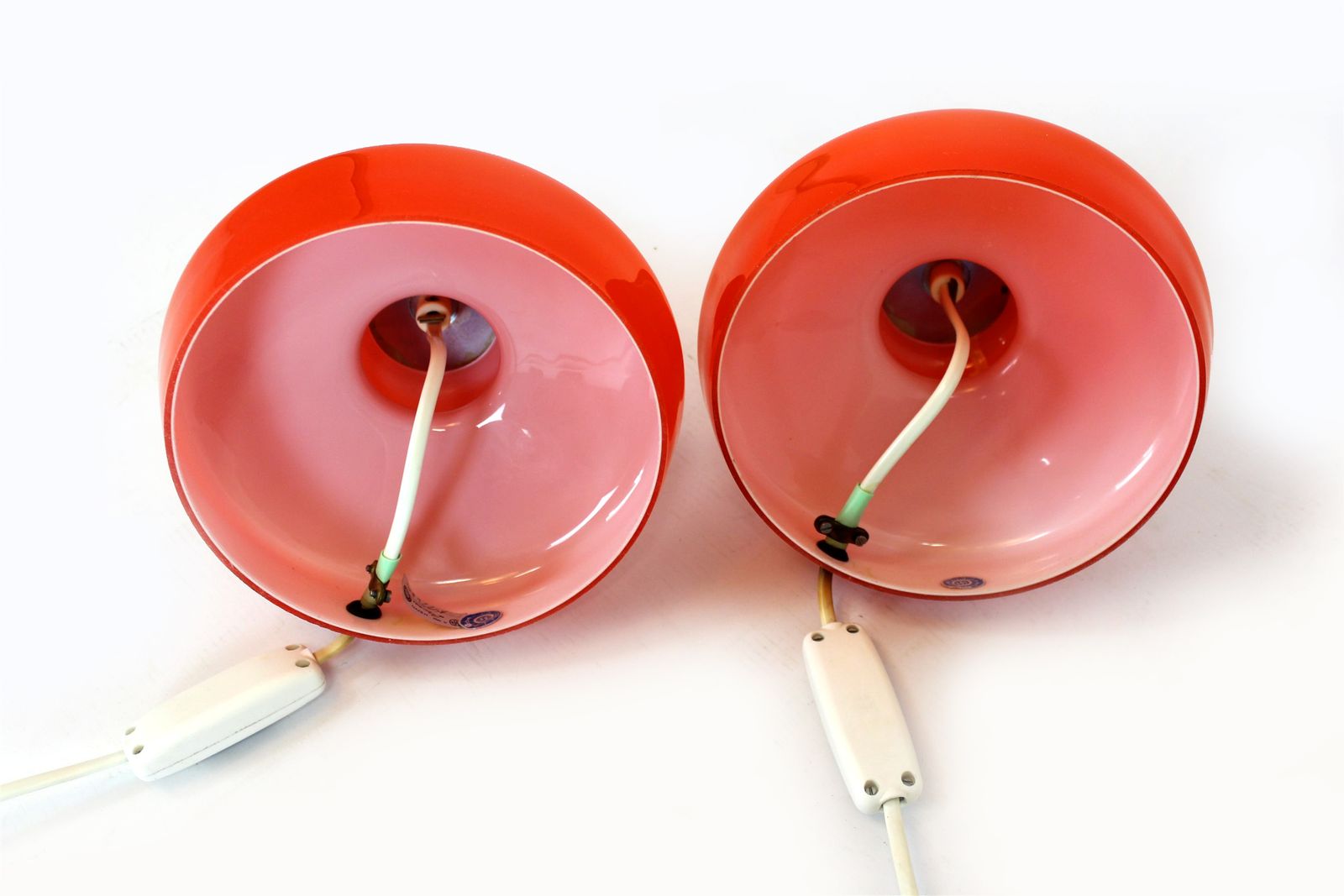 photo for sale Glass Table Lamps By Stepan Tabery For Osvetlovaci Sklo, 1970s, Set Of 2