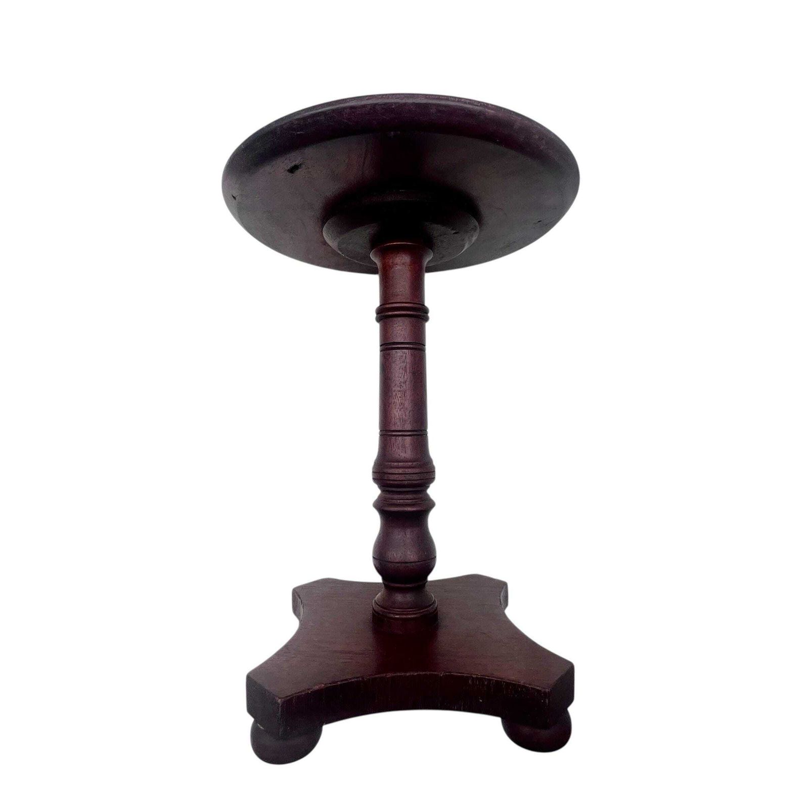 Antique Early Victorian Mahogany Stand   Pedestal Table   Display Stand   Home Decor   Retail Decor photo furniture