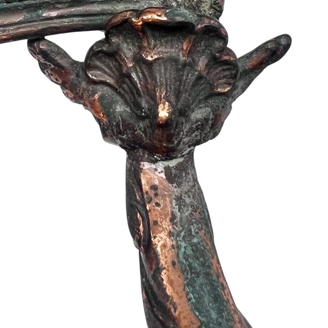 Antique French Pair Of Copper Framed Art Deco Wall Sconces With Frosted Glass   Wall Lights   Atelier Petitot   Home Decor photo 345.0