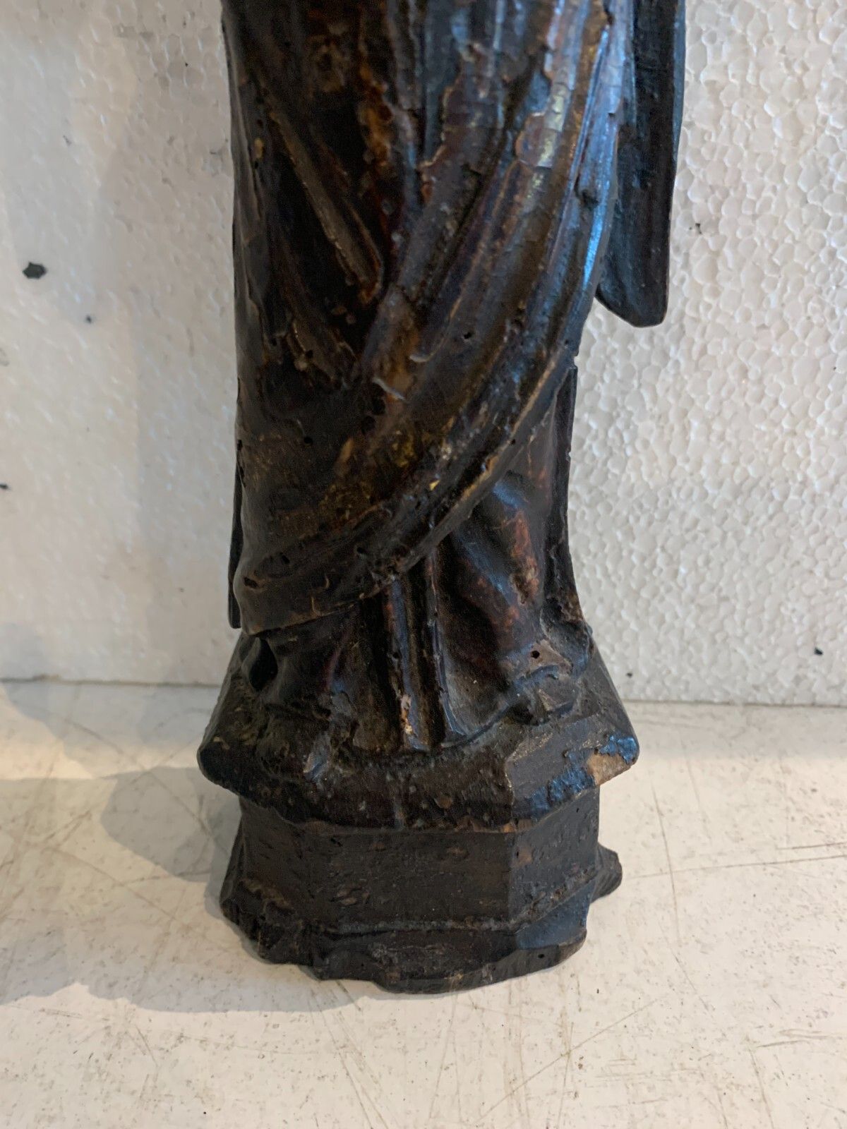 Virgin And Child Jesusen Wood Carved And Patinated 18th Century photo buy