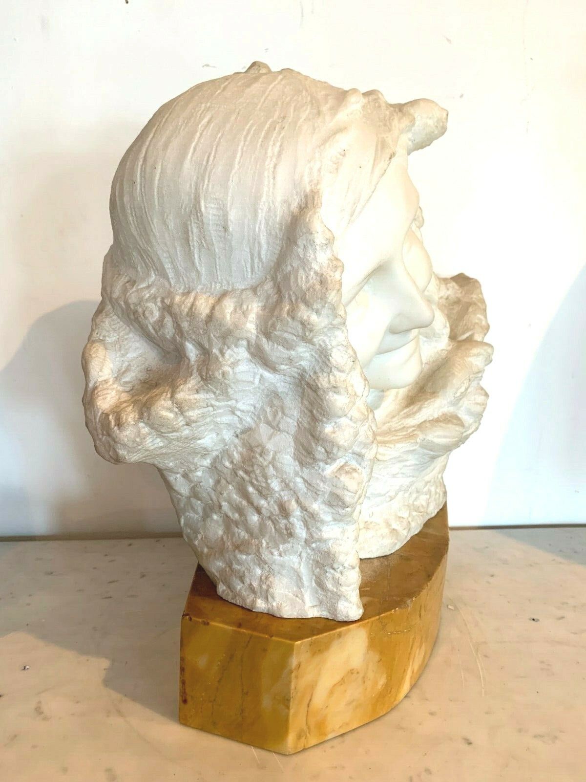 Prof Pattarino Carrarre Marble Group 20th Century Marble Sculpture photo for sale