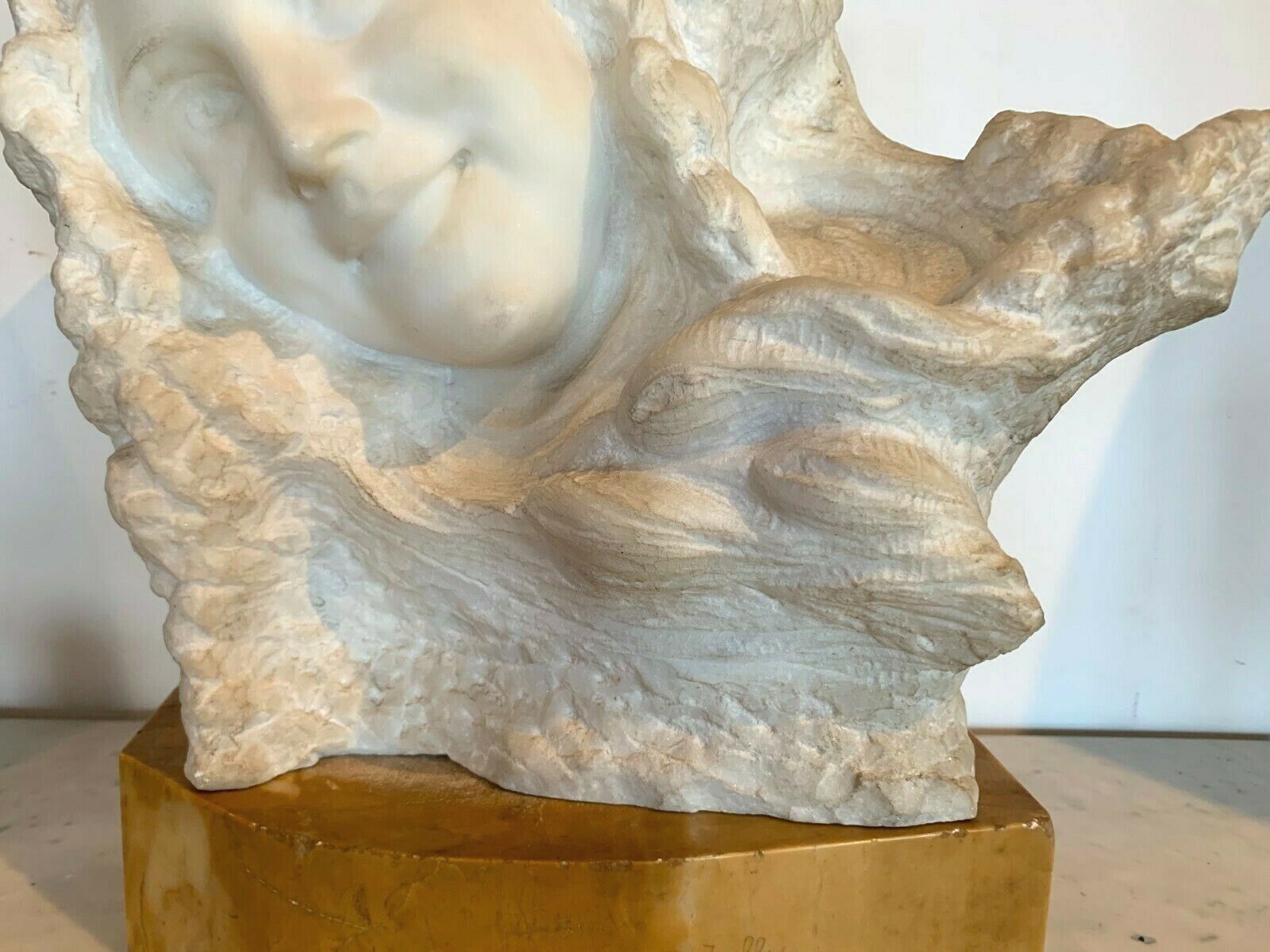 Prof Pattarino Carrarre Marble Group 20th Century Marble Sculpture photo 1717.43