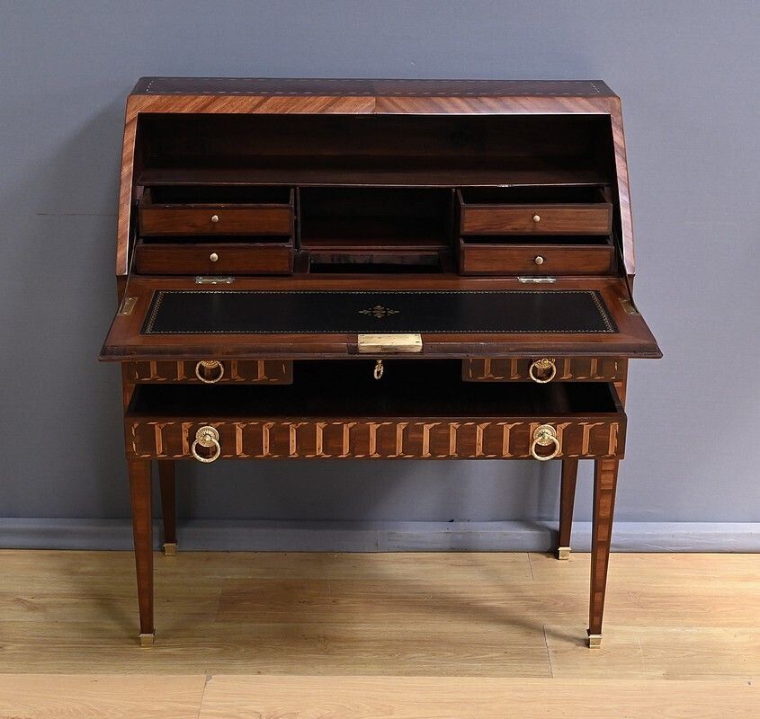 Louis XVI Style Mahogany Sloping Desk – Mid 19th Century photo for sale
