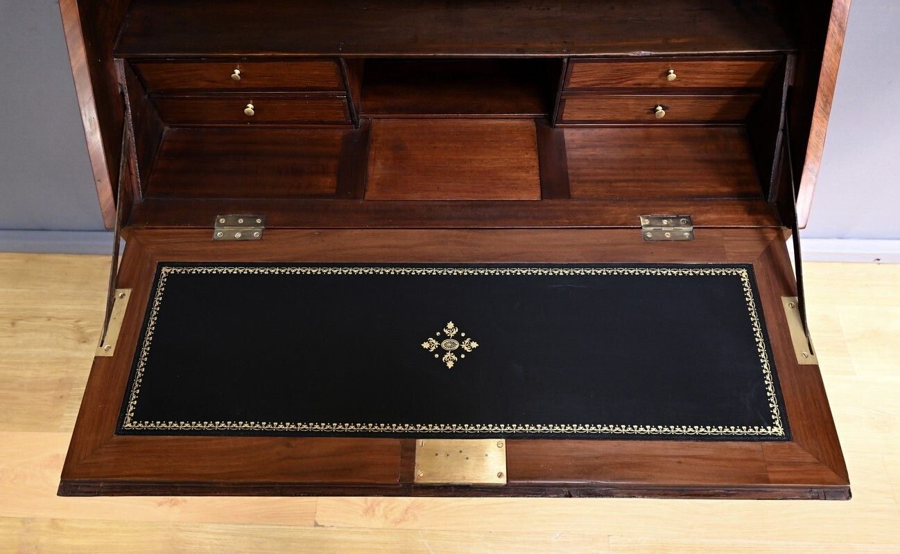 Furniture Louis XVI Style Mahogany Sloping Desk – Mid 19th Century photo