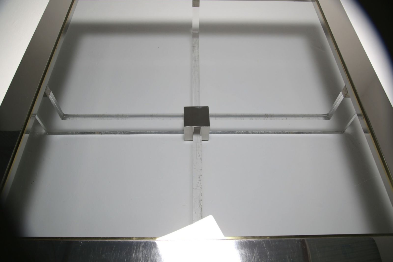 Mid Century Salontafel Van Lucite, Staal, Messing En Glas Door Sandro Petti Voor Angelo Metalarte, Jaren 1970. photo buy