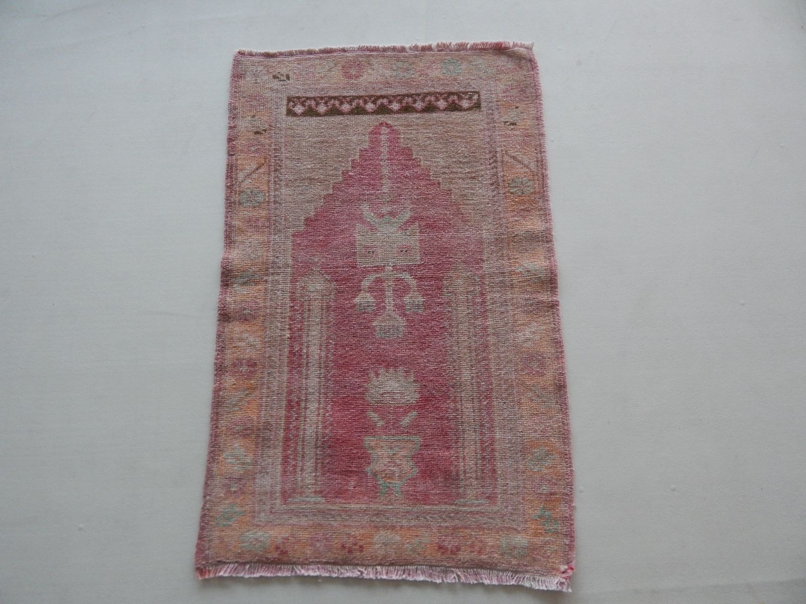 Turkish Oushak Rug Yastik Accent With Soft Color 2'2" X 3'5"