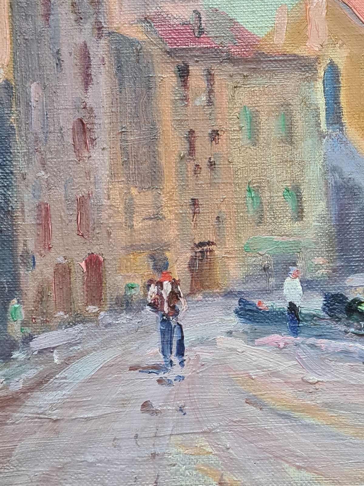 Collioure, A Mediterranean Street Scene And The Church Of Notre Dame Des Anges By E.L.Y. photo Art