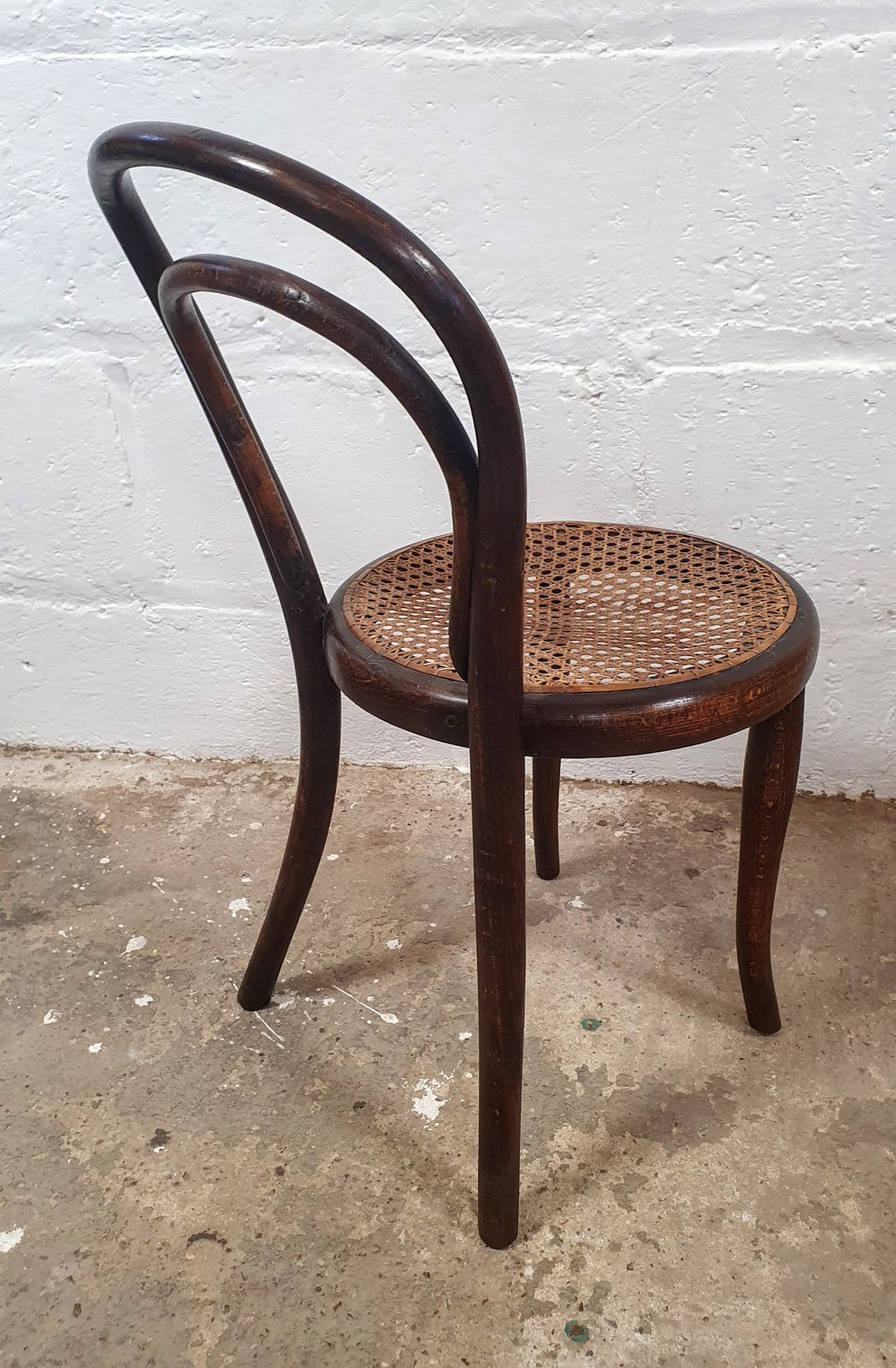 Very Rare Original Child's Size Thonet No. 14 Bentwood Chair With Cane Seat photo furniture