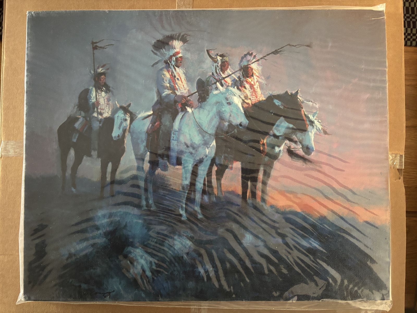 Terpning Cowboy Artists Of America L/E: 5 Canvas Prints And Book photo buy