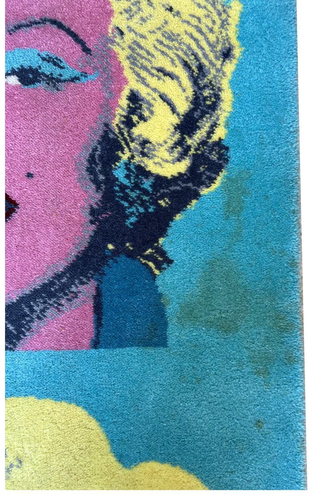 photo furniture Limited Edition Andy Warhol  Marilyn In Blue Runner Rug By Ege Art Line Axminster