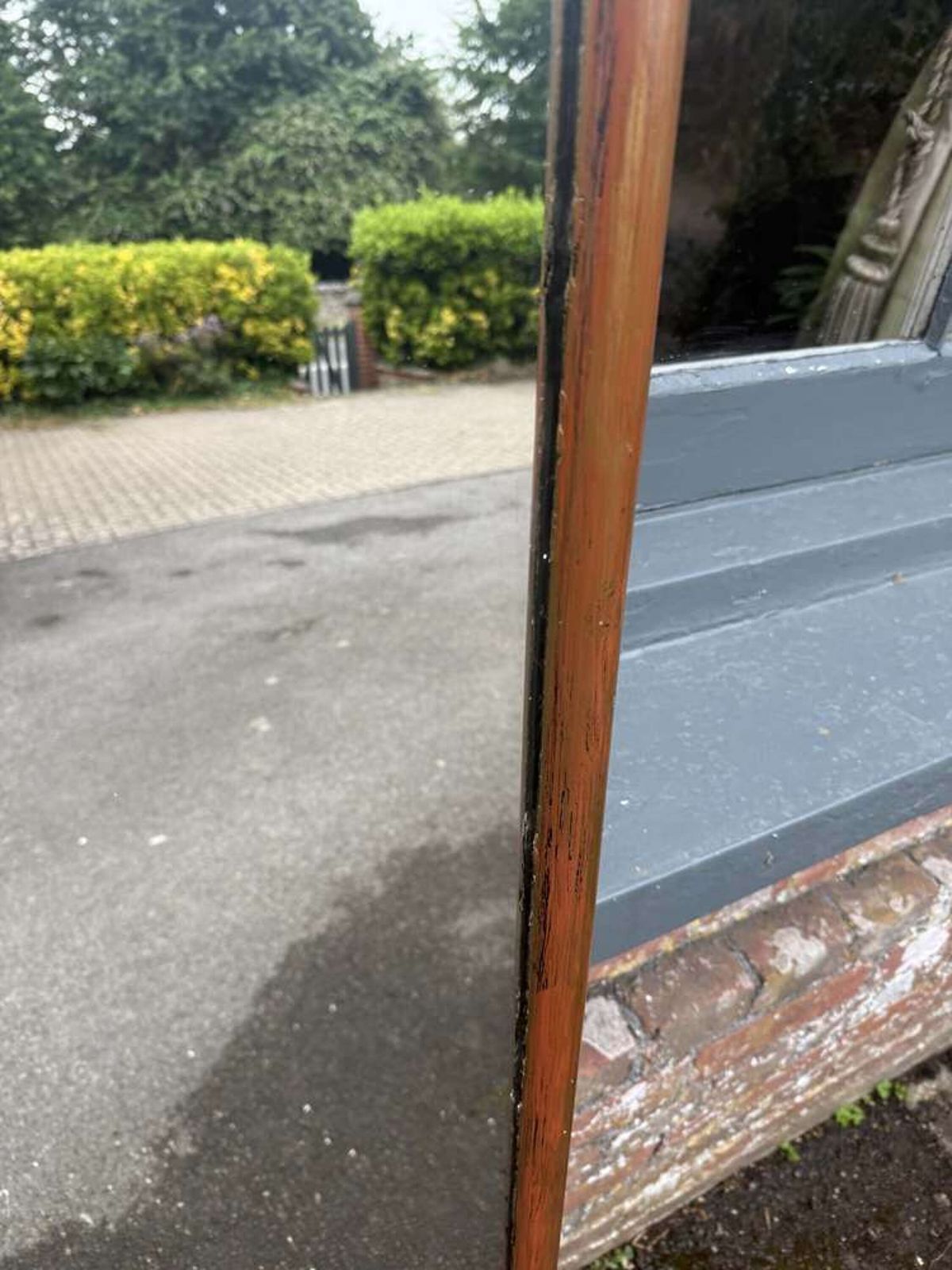 An Exceptional Large Antique French 19th Century Bistro Mirror. photo for sale