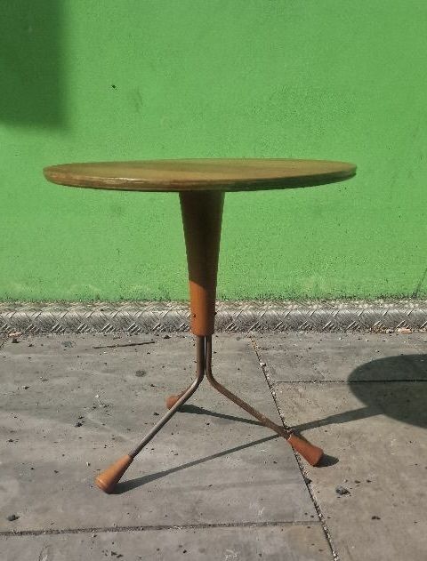 Teak 3 Legged Table By Albert Larsson Alberts Tibro Sweden