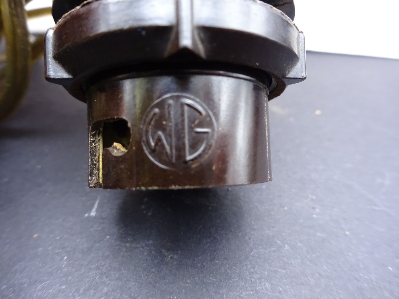 Circa 1940s Plastic & Bakelite Industrial Wall Light For Rewire. Rare Find photo buy
