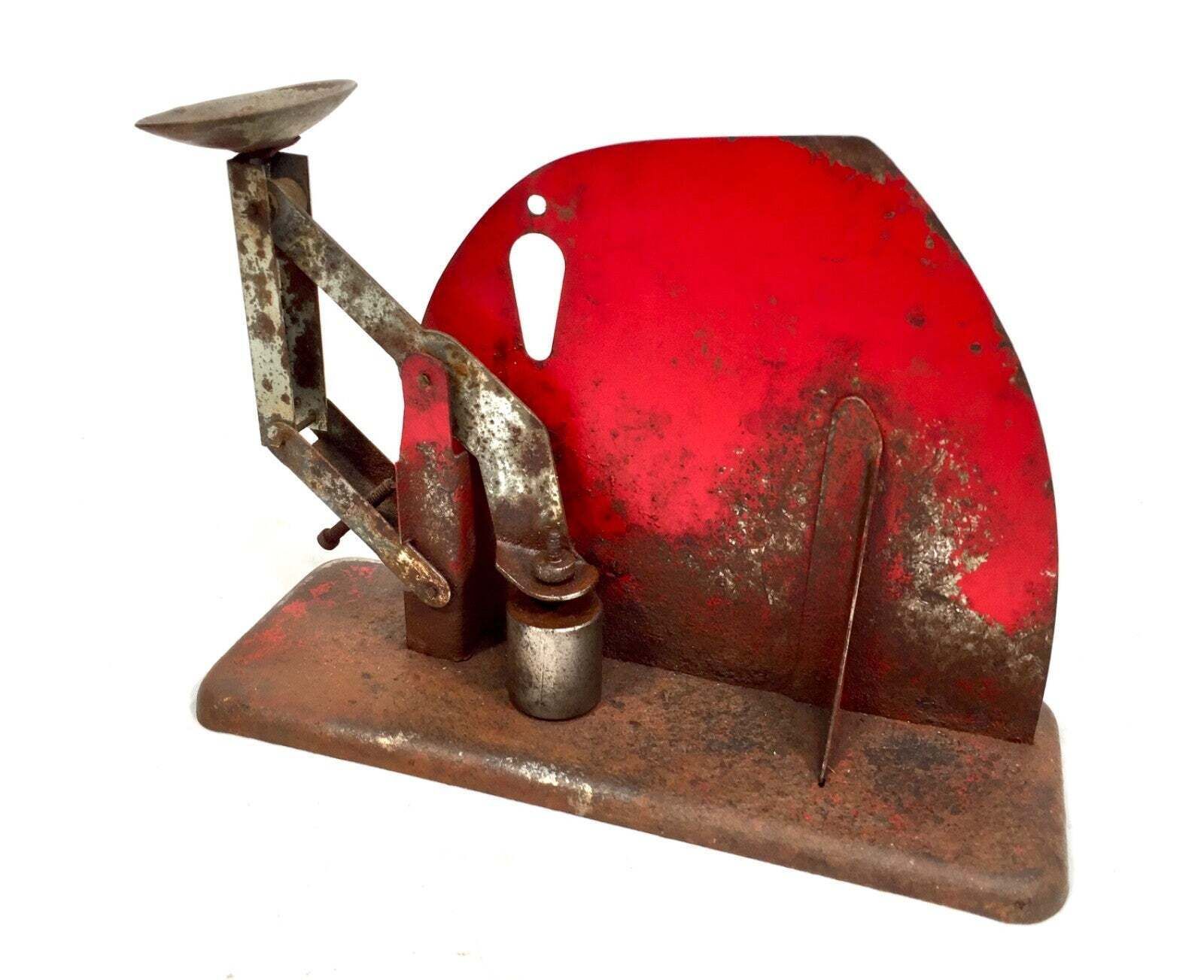Antique Red Jiffy Way Egg Scale By Farm Master Sears, Roebuck & Company C.1940 photo buy