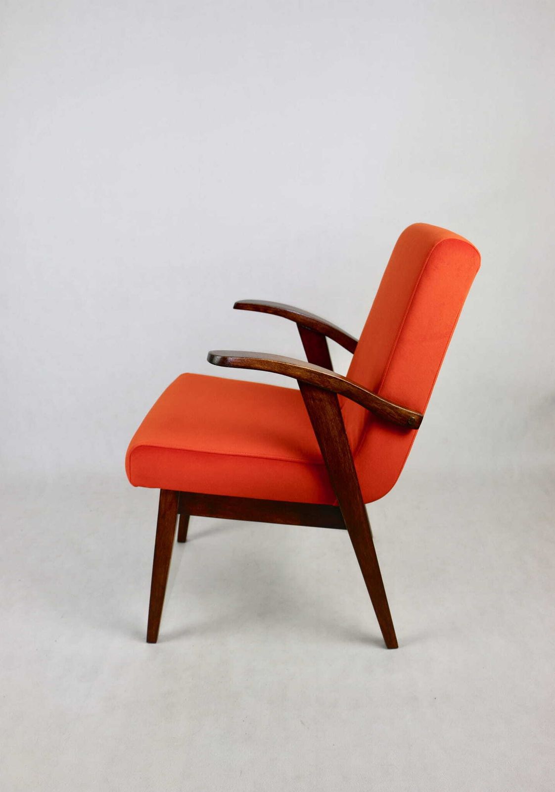 Vintage Armchair 300 123, Designed By Projekt M. Puchały, Orange   Orange photo Furniture