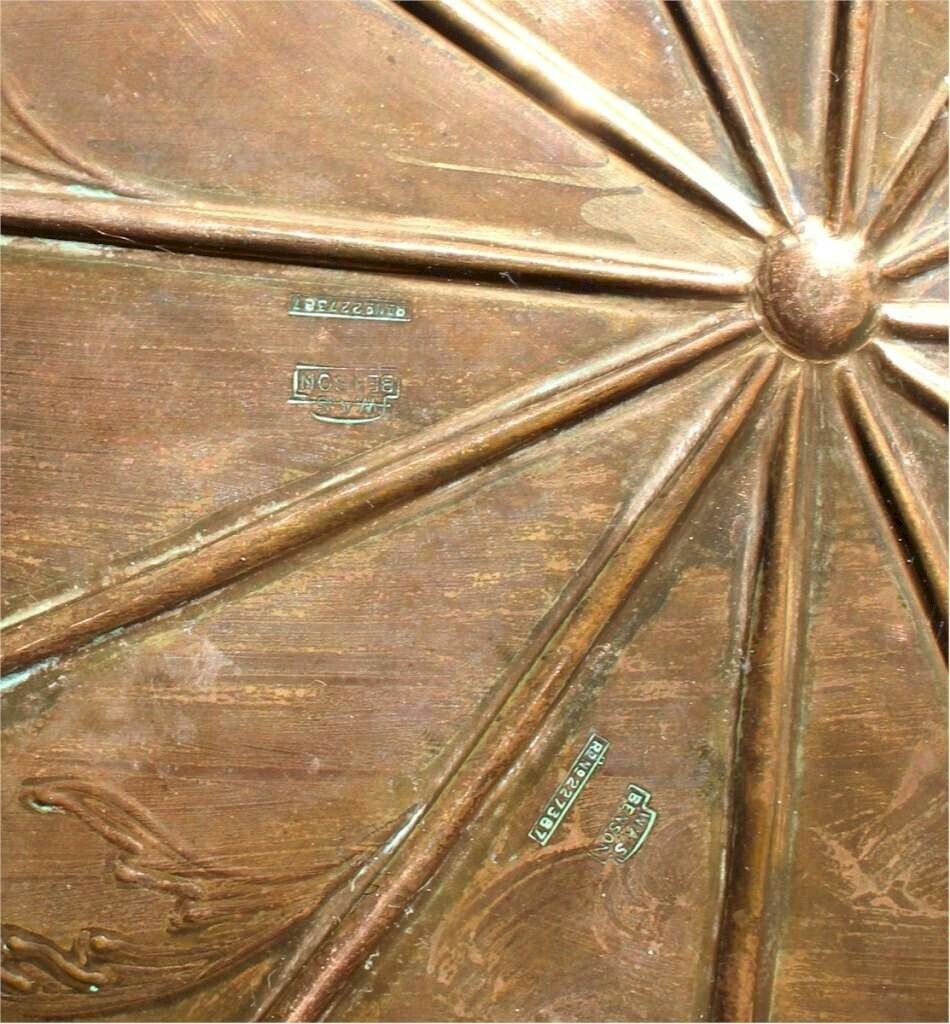 W.A.S Benson Copper Tray By Heywood Sumner photo for sale