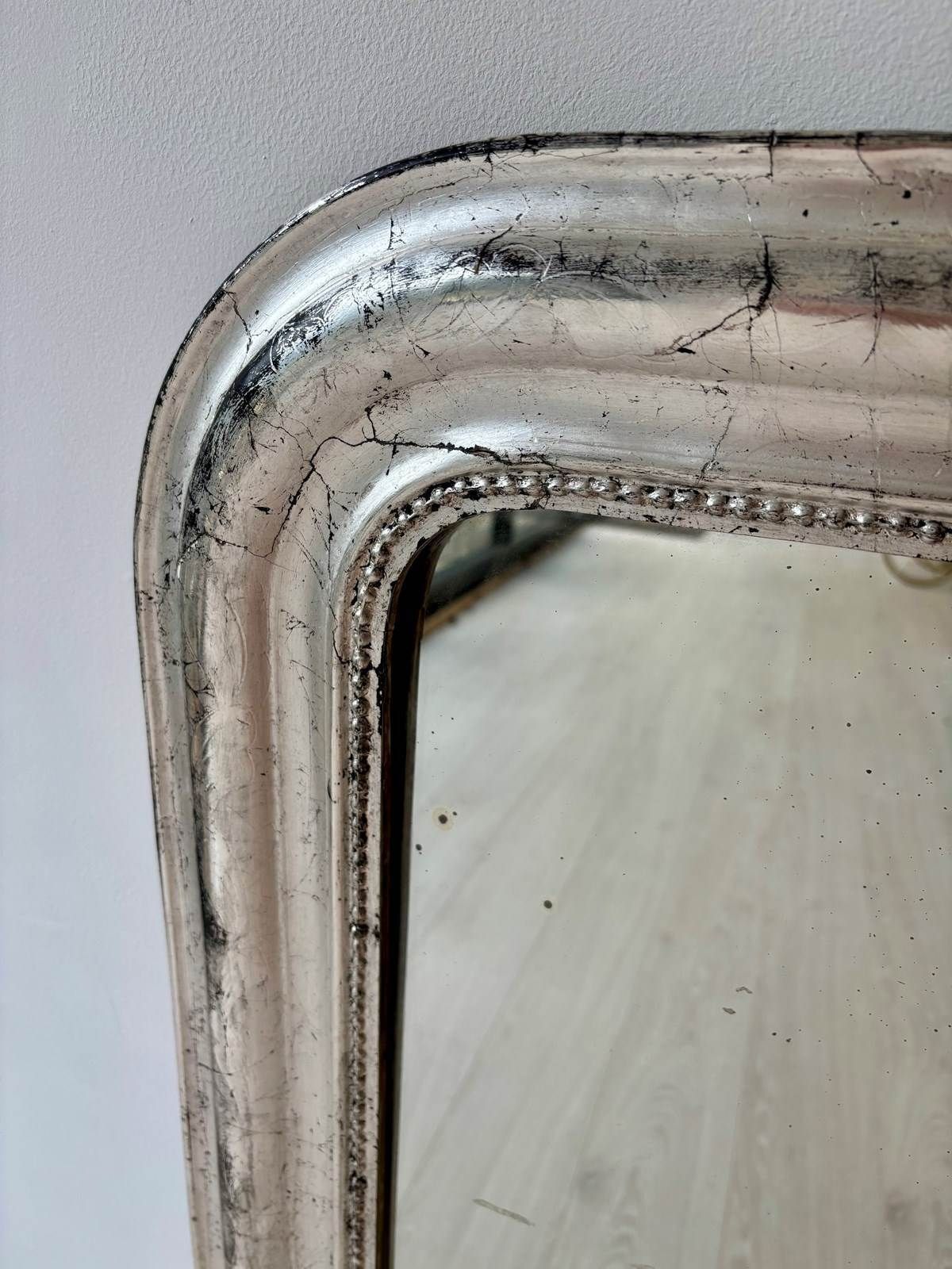 Silver Antique French Louis Philippe Mirror photo buy