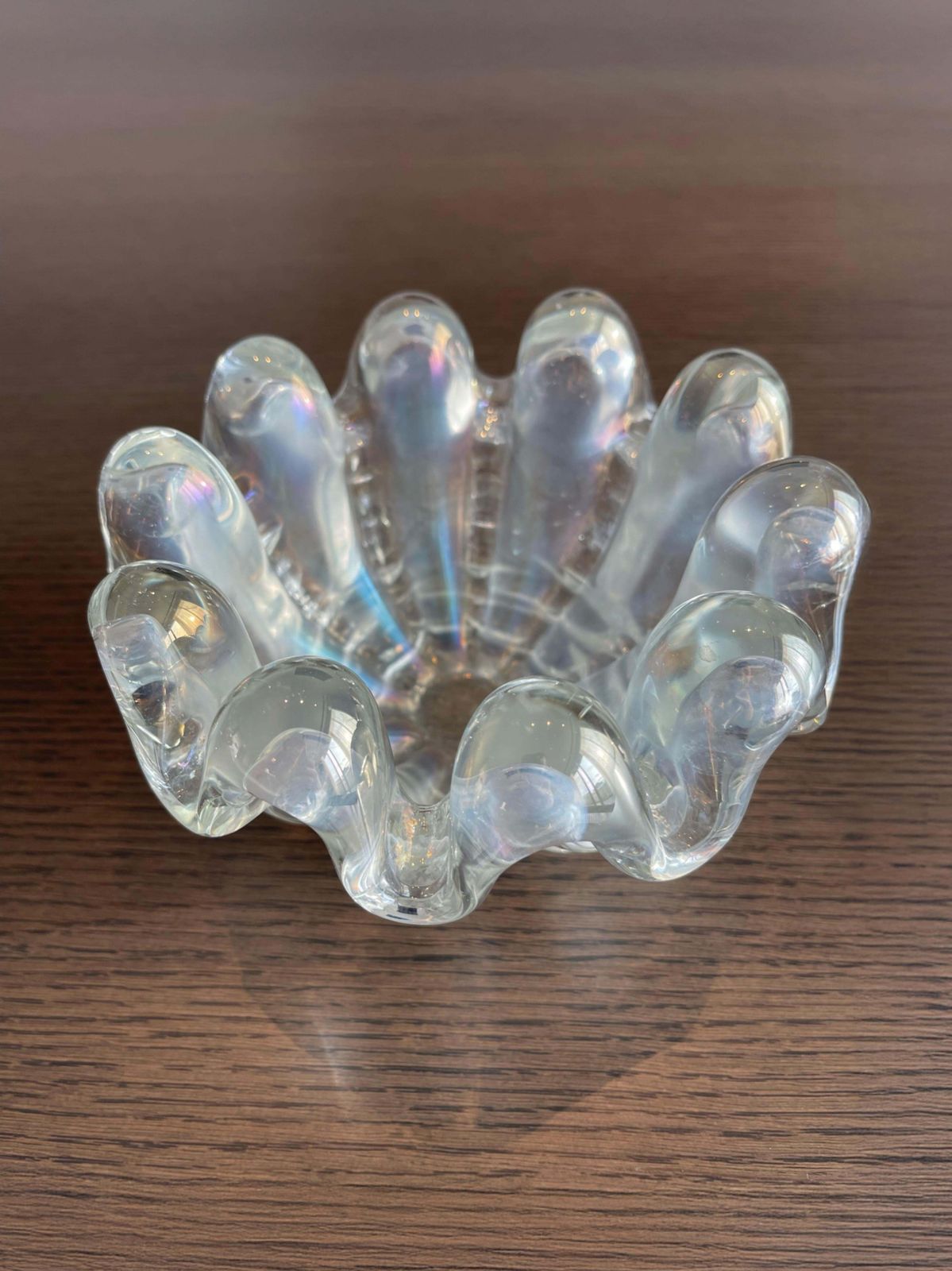 Murano Glass Bowl ‘A Grosse Costolature’ By Ercole Barovier For Barovier & Toso, 1940s photo furniture