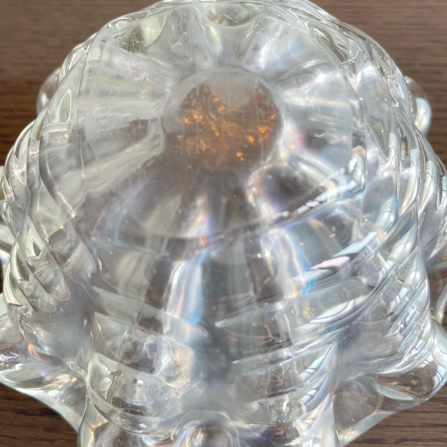 Murano Glass Bowl ‘A Grosse Costolature’ By Ercole Barovier For Barovier & Toso, 1940s photo 700.0