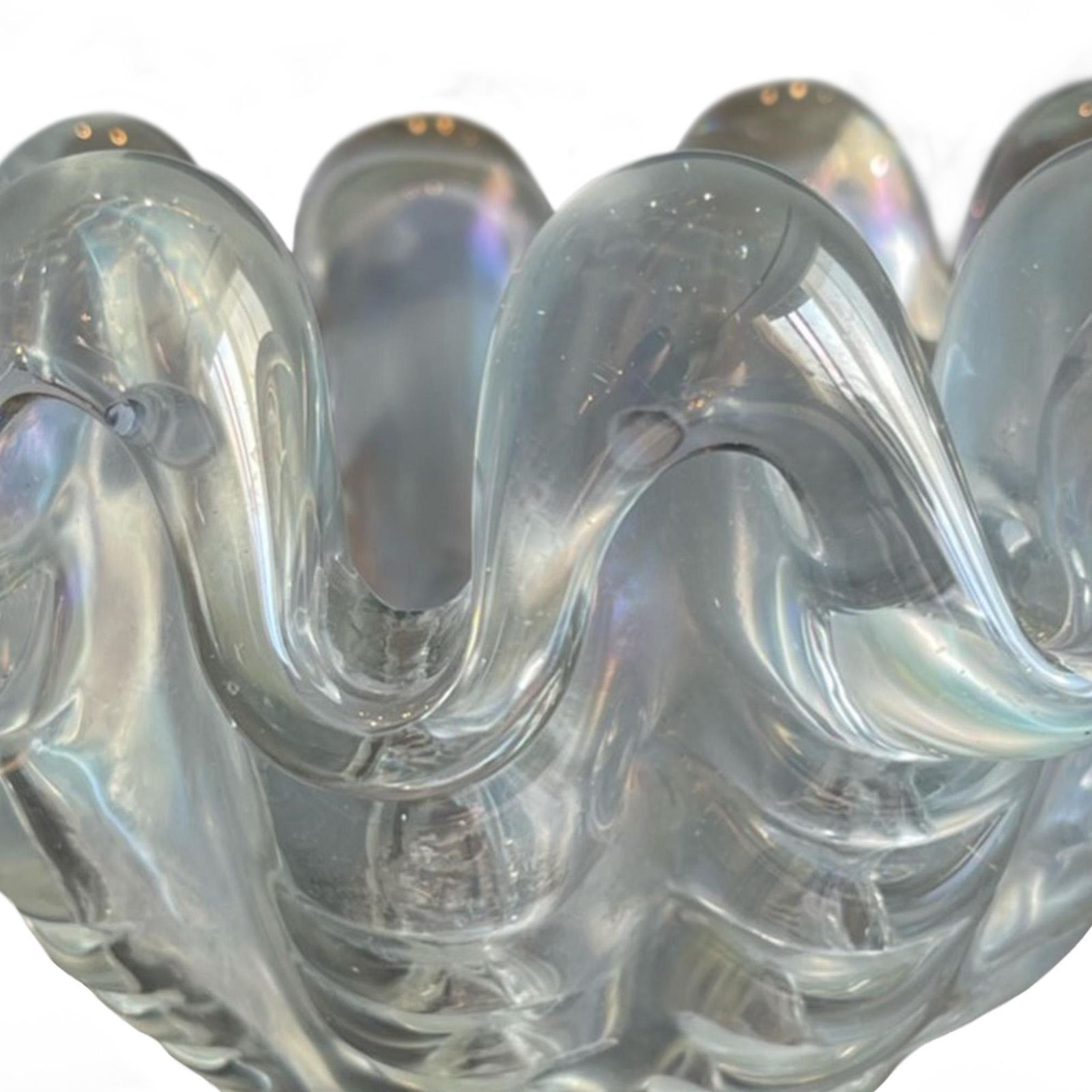 Murano Glass Bowl ‘A Grosse Costolature’ By Ercole Barovier For Barovier & Toso, 1940s photo buy