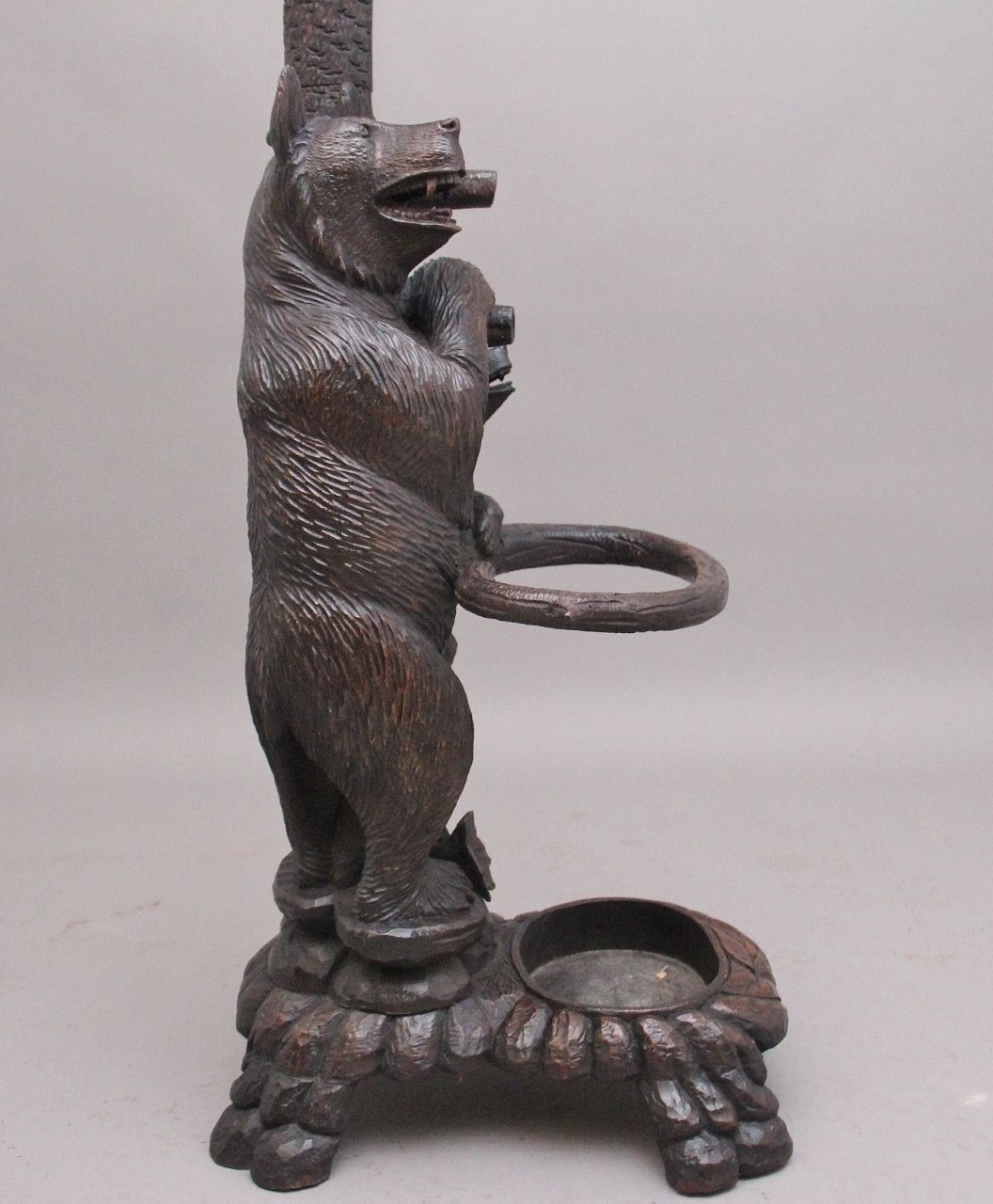 Home Decor 3766 37663766a3766b3766c3766d3766e3766f3766g3766h3766i3766j3766k3766l3766m3766n Early 20th Century Carved Bear Hall Stand photo