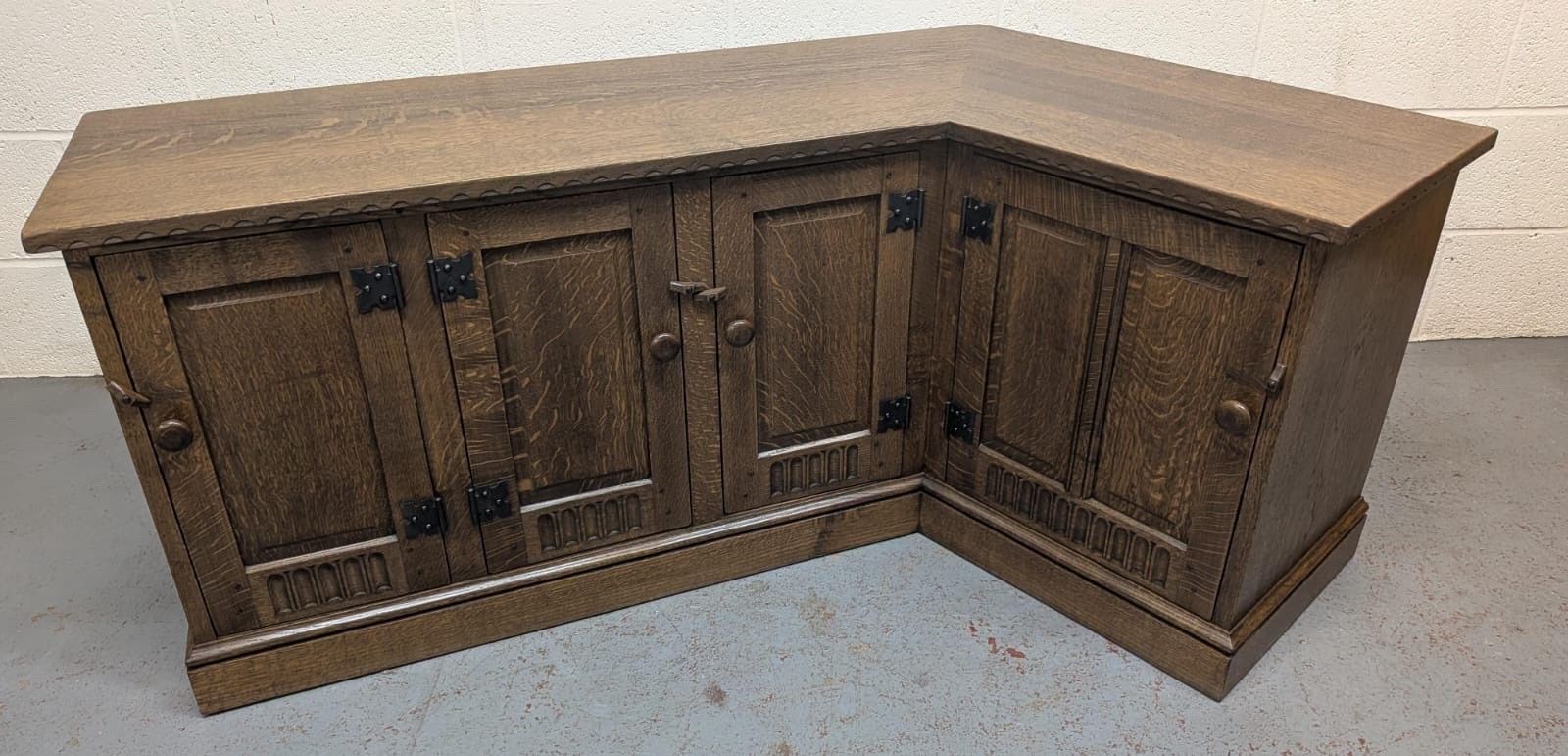 Nigel Griffiths Solid Oak Collectable Media Unit