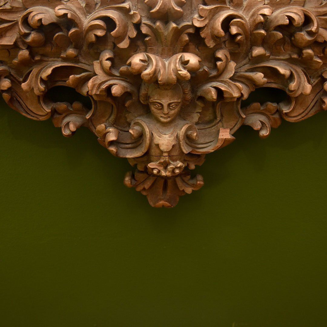 A 19th Century Carved Mirror Frame In 17th Century Italian Style photo 1250.0